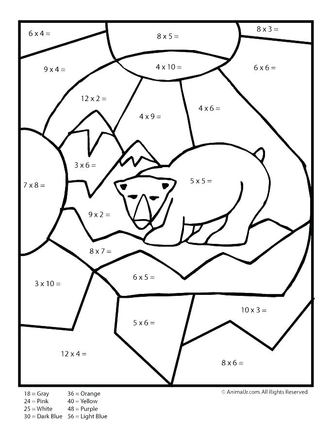 684x881 Free Printable Christmas Math Coloring Pages Math Math Coloring