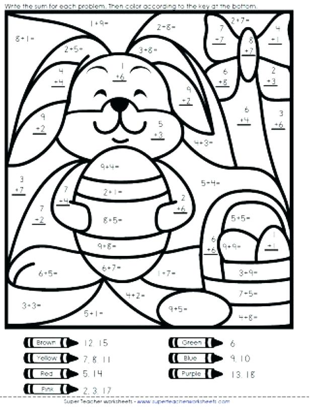 618x814 Free Math Coloring Worksheets Grade Color Of Love Free Ma Coloring