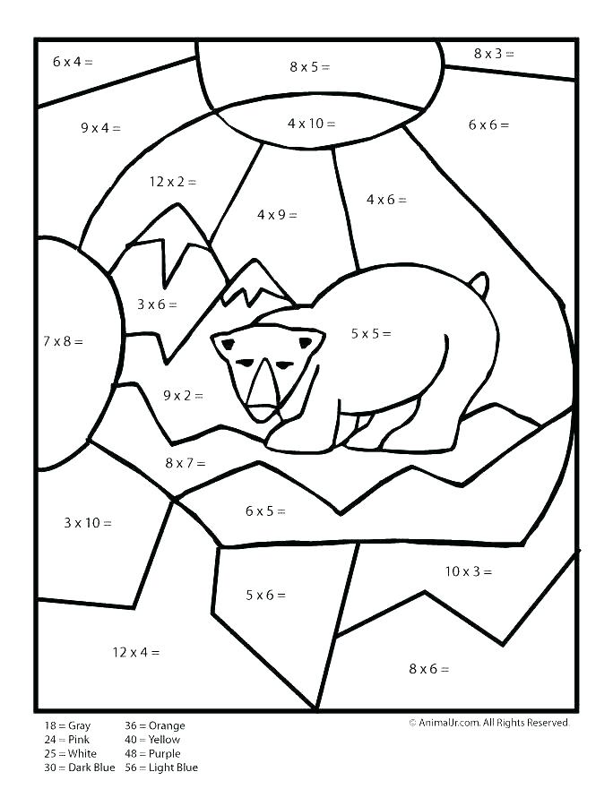 684x881 Multiplication Coloring Pages Math Addition Coloring Pages