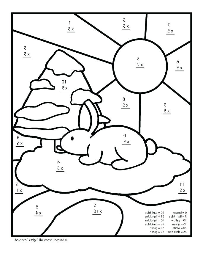 684x881 Math Coloring Pages Printable
