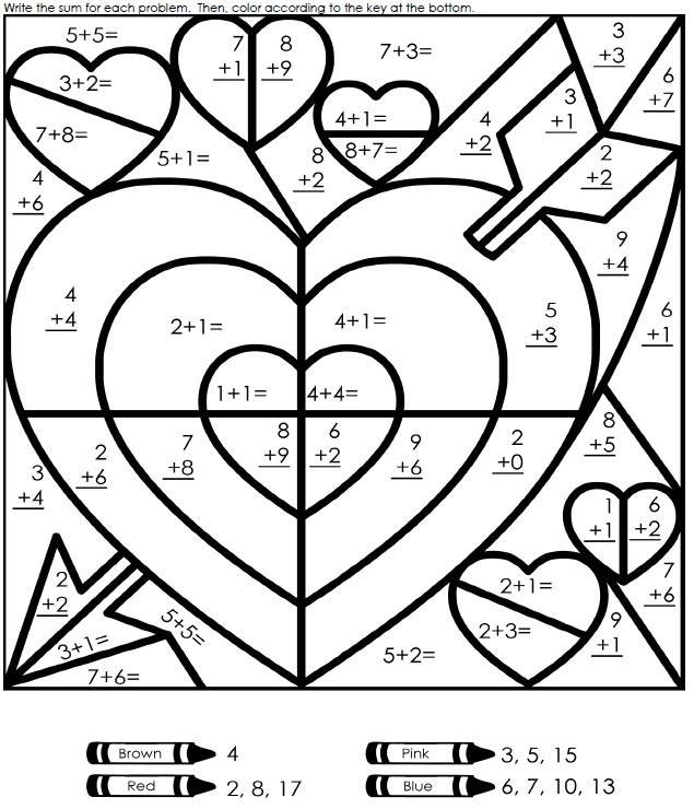 635x740 Coloring Math Worksheets Free