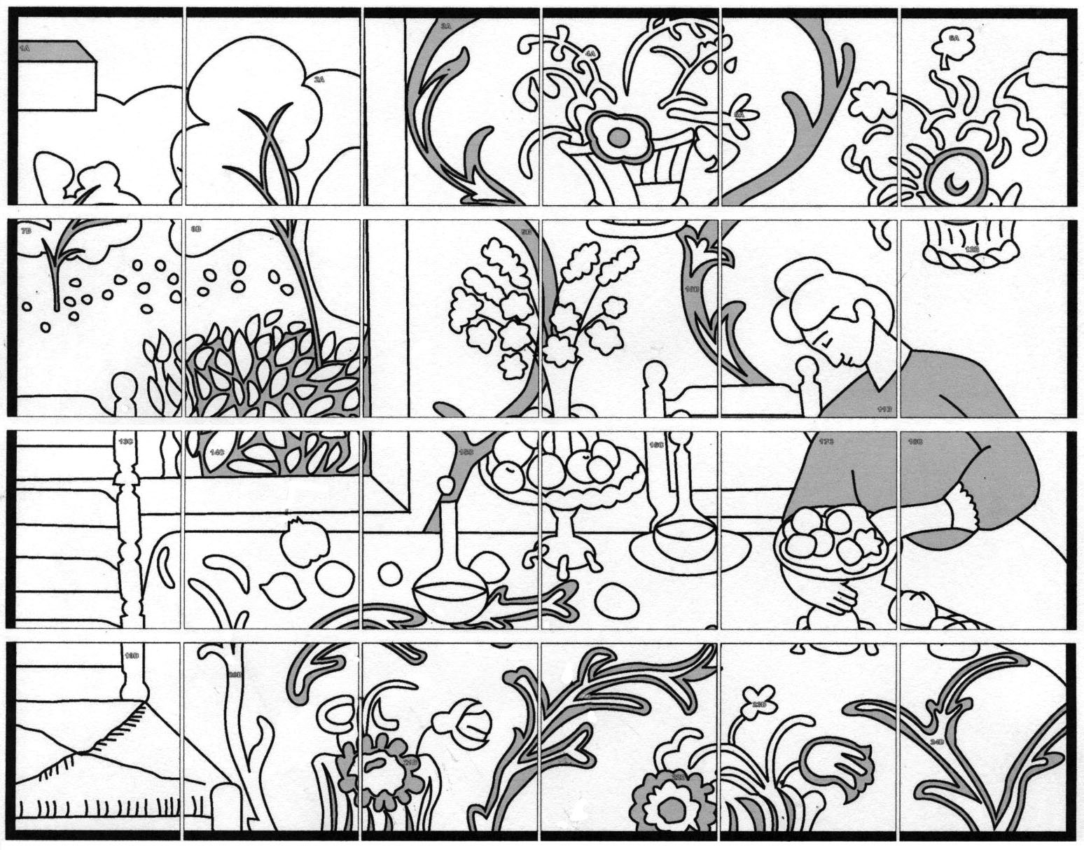 1548x1214 Henri Matisse Coloring Pages Printable Coloring For Kids 2018