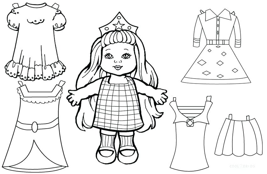 850x556 Doll Coloring Page Coloring Pages Of Dolls Free Printable Coloring