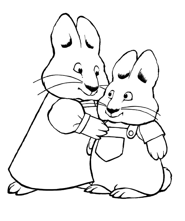 638x764 Max And Ruby Coloring Pages For Preschool