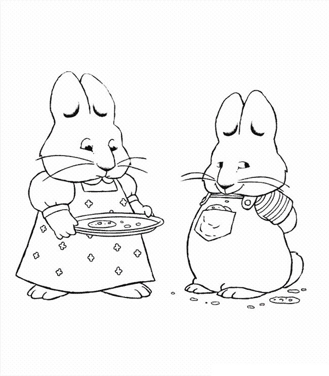 650x742 Free Printable Max And Ruby Coloring Pages For Kids