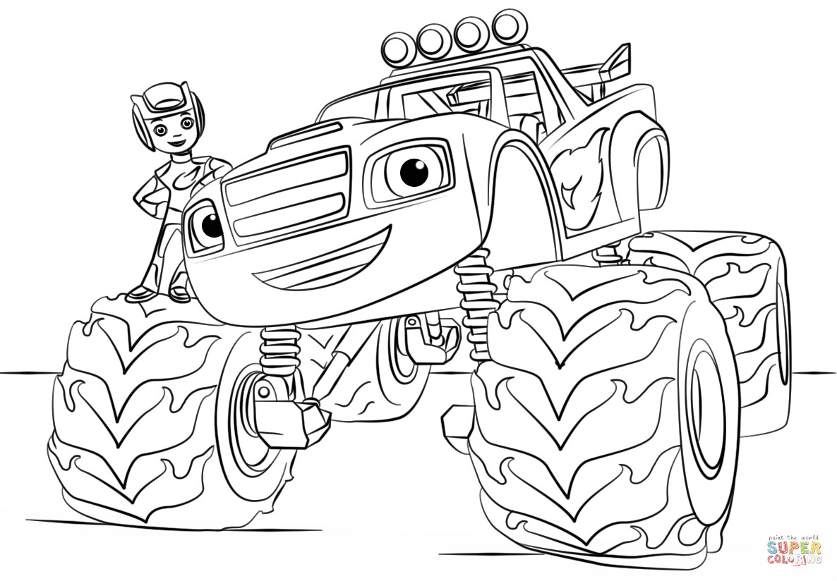 1186x824 Obsession Max D Coloring Pages Introducing Monster Truck Sheet 1