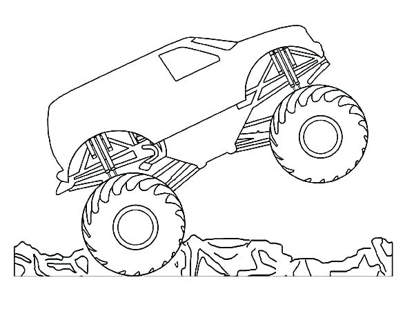 600x464 Trucks To Color Monster Truck Pictures To Color Max D Monster