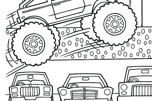 600x400 Monster Jam Printable Coloring Pages Max D Monster Truck Coloring