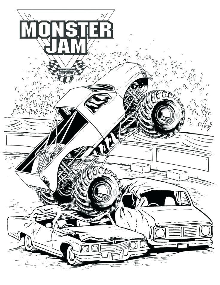 736x952 Monster Truck Coloring Page Lovely Max D Monster Truck Coloring