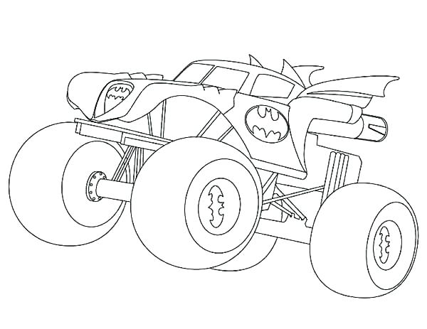 600x463 Free Monster Truck Coloring Pages Third Birthday Trucks