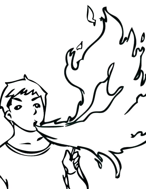 618x800 Flames Coloring Pages Special Flames Coloring Pages Free On World