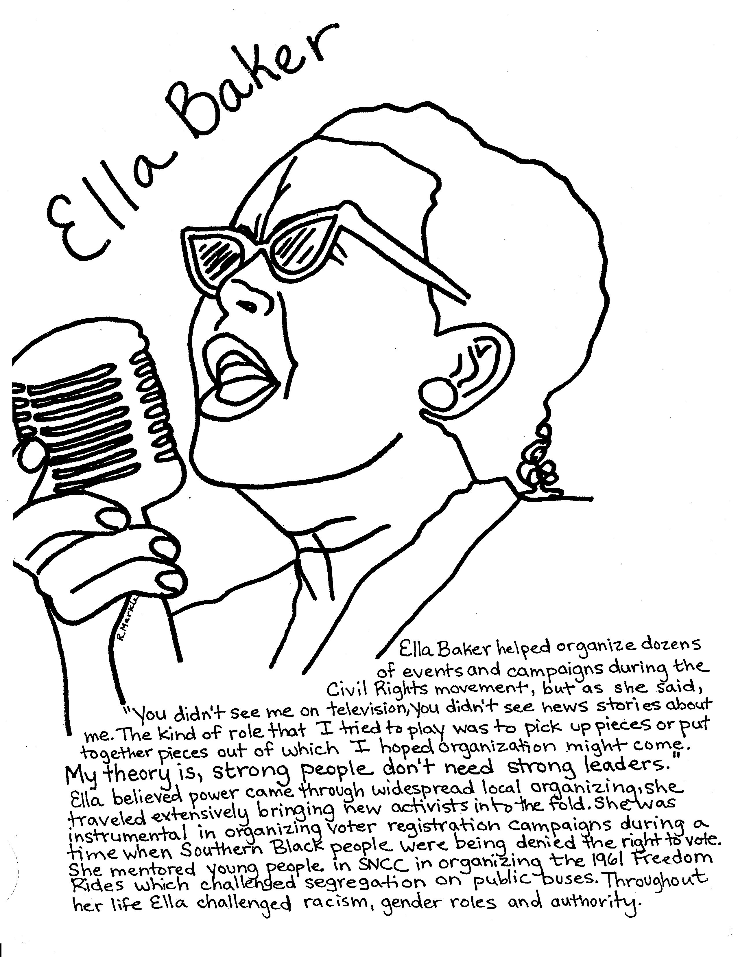 2552x3308 Maya Angelou Poet Study With Civil Rights Coloring Pages
