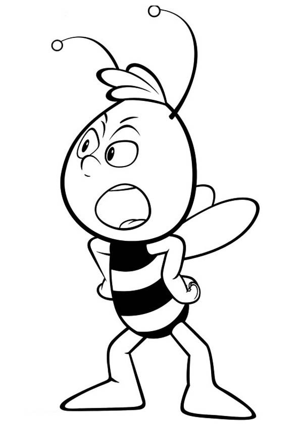 600x840 Maya The Bee Drawing