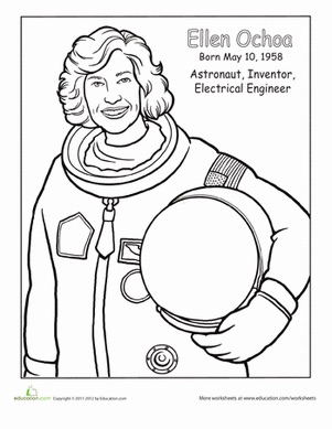 301x389 16 Fabulous, Famous Women Coloring Pages For Kids Women'S