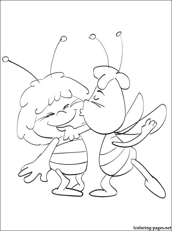 560x750 Coloring Pages Maya The Bee Online Coloring Pages