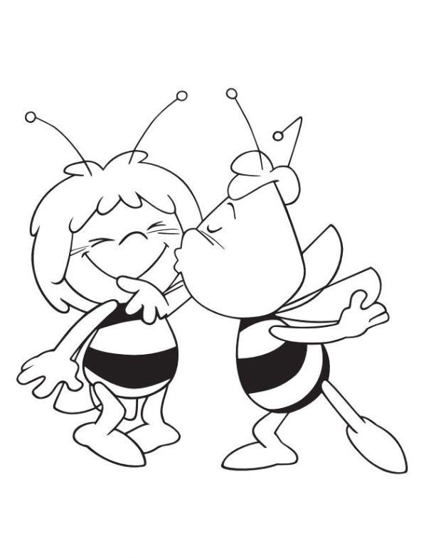 599x785 Maya The Bee Coloring Page 44