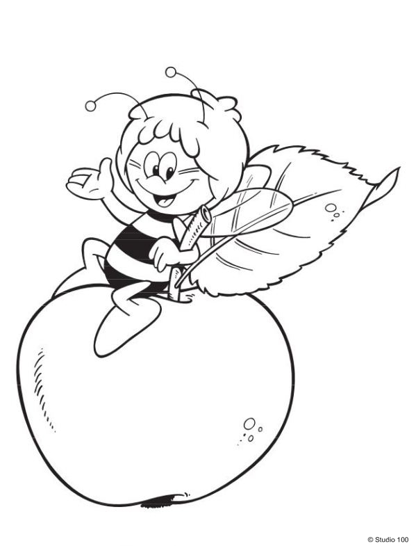 599x785 Kids N Fun.co.uk 55 Coloring Pages Of Maya The Bee