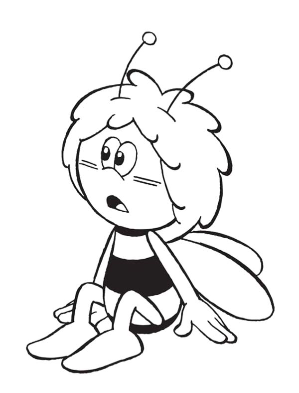 600x787 Maya The Bee Coloring Pages