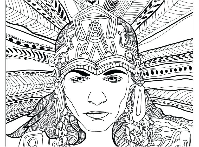 827x609 Mayan Coloring Pages Shaman Coloring Page Mayan Calendar Coloring