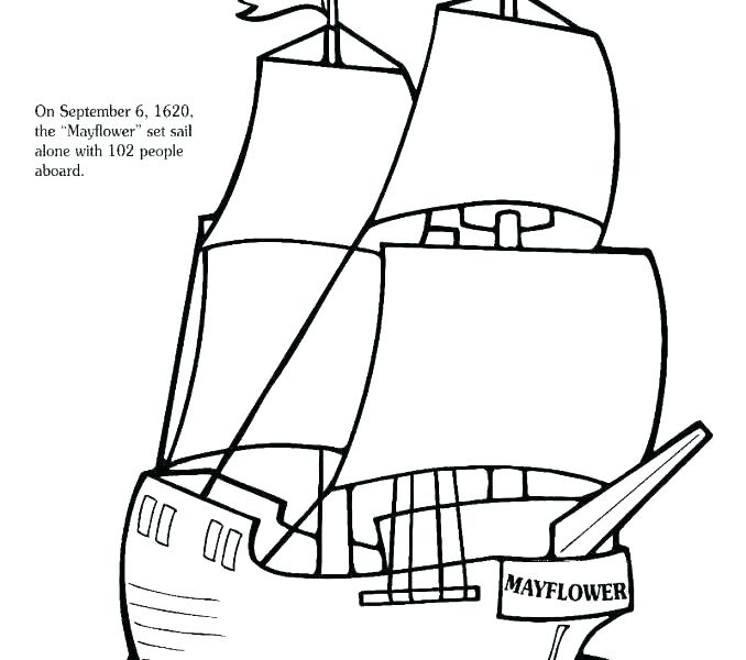 678x600 Boat Coloring Page Boat Coloring Page Mayflower Coloring Page This