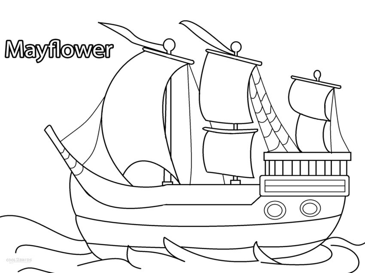 1280x960 27 Mayflower Coloring Page Printable Free Coloring Pages Part 3