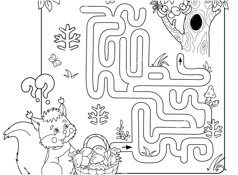 827x609 Maze Coloring Sheets Maze Coloring Pages Free Maze Coloring Sheets