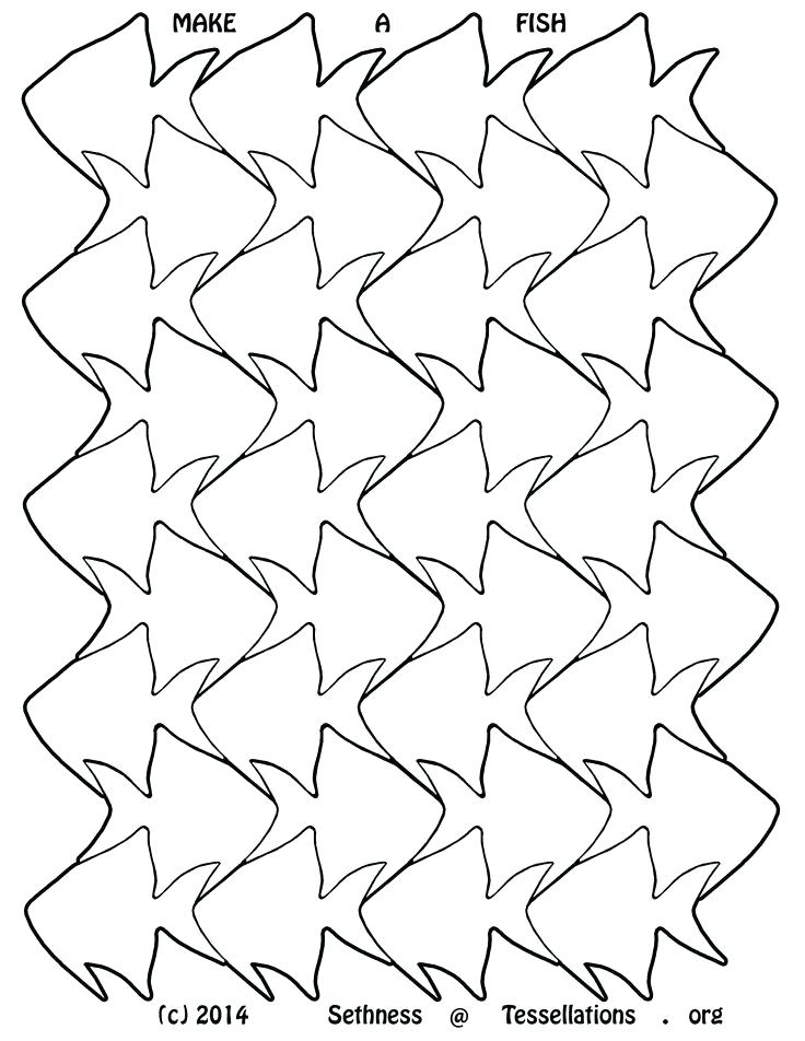 736x952 Mc Escher Coloring Pages