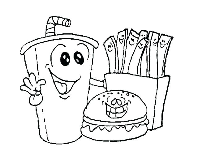 640x501 Mcdonalds Coloring Pages