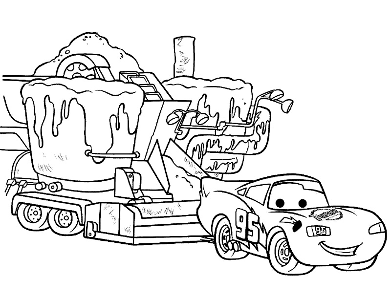 800x612 Free Printable Lightning Mcqueen Coloring Pages For Kids
