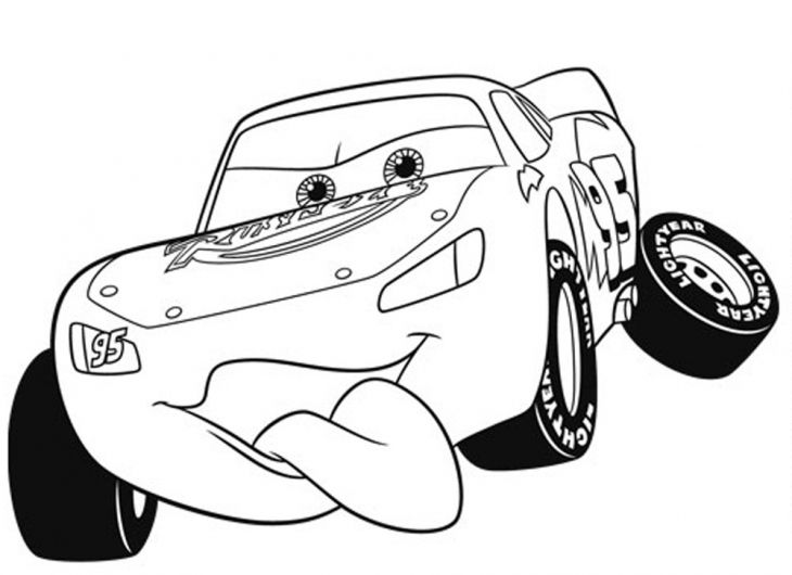 730x530 Printable Lightning Mcqueen Coloring Pag Disney Coloring Pages
