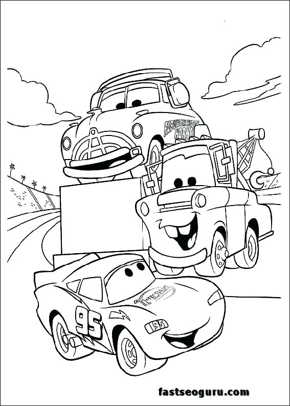 567x794 Coloring Pages Lightning Mcqueen Coloring Pages Doc Tow Mater