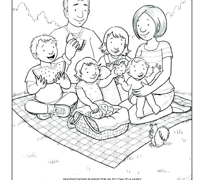 678x600 Lds Coloring Pages Family Coloring Pages Of Families Coloring