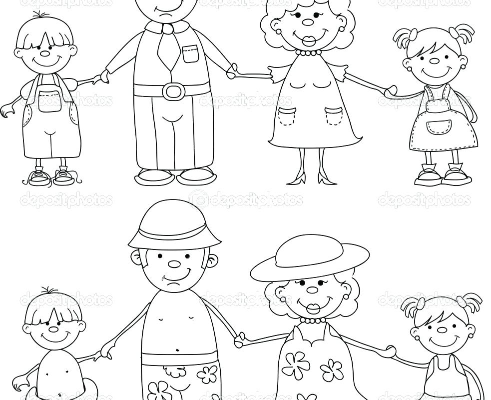 983x800 My Family Coloring Pages Awesome Family Coloring Pages Or