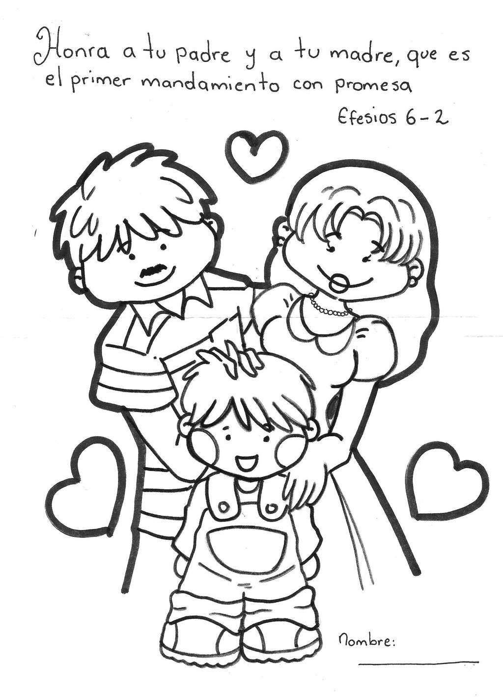 1024x1419 My Family Coloring Pages Vitlt Com Adorable Printable