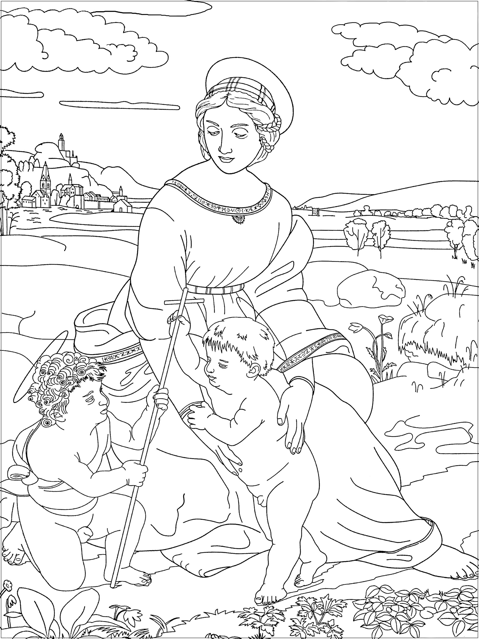 2000x2664 Raphael Madonna Of The Meadow