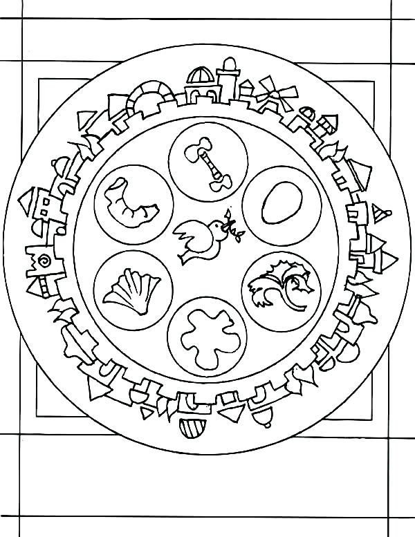 600x777 Passover Coloring Page Meal Coloring Pages Happy Coloring Pages