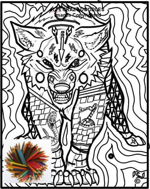 500x627 Mean Wolf