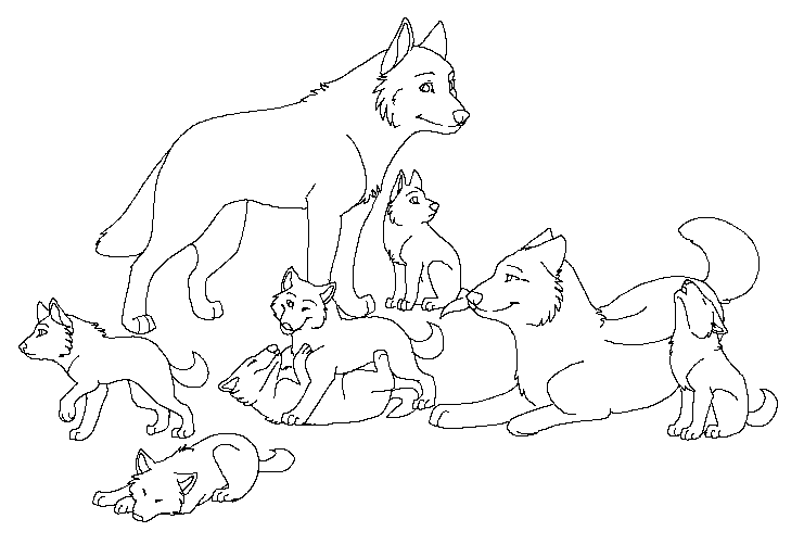 741x513 Wolf Coloring Pages For Kids Free Printable Pictures Coloring