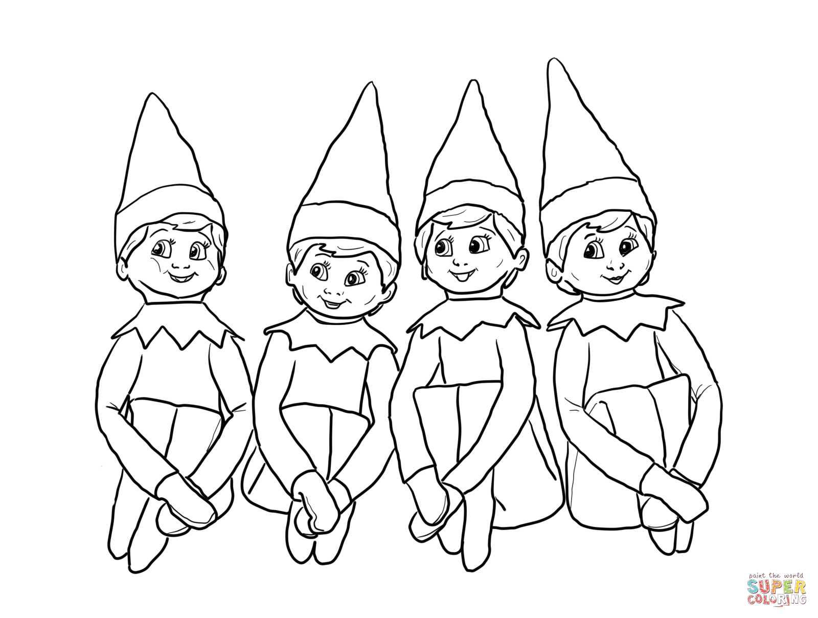 1600x1208 Proven Elf Pictures To Print Confidential On The Shelf Color Pages