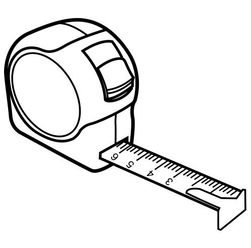 Measuring Tape Coloring Pages