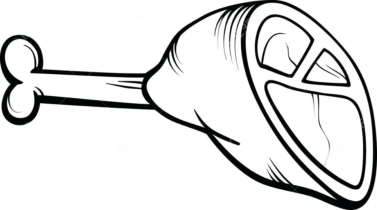 1300x726 Coloring Pages For Adults Animals Meat Black And White Pencil