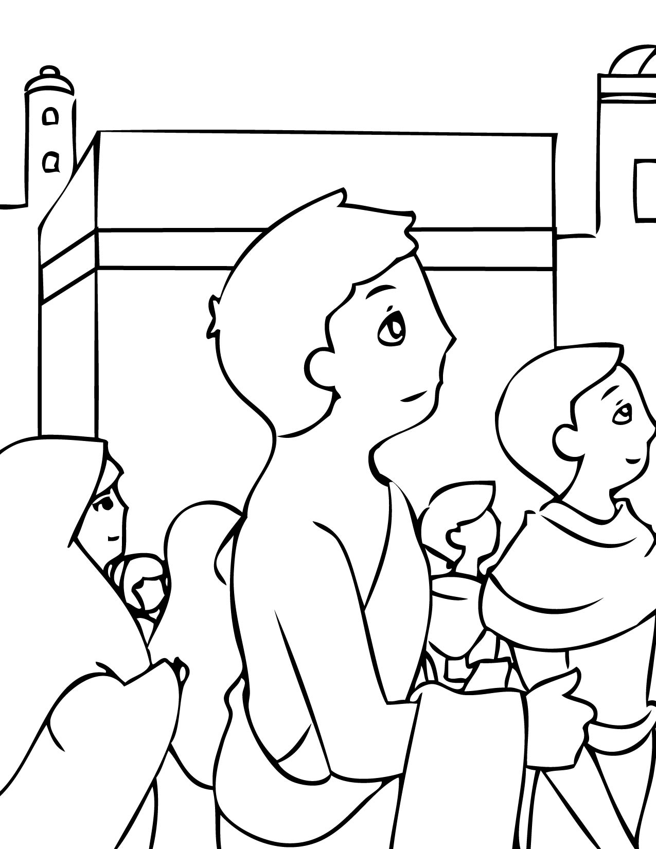 1275x1650 Hajj Coloring Pages