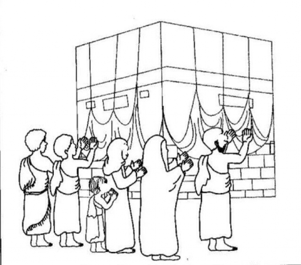 1024x902 Shrewd Hajj Coloring Pages Incredible In Addit