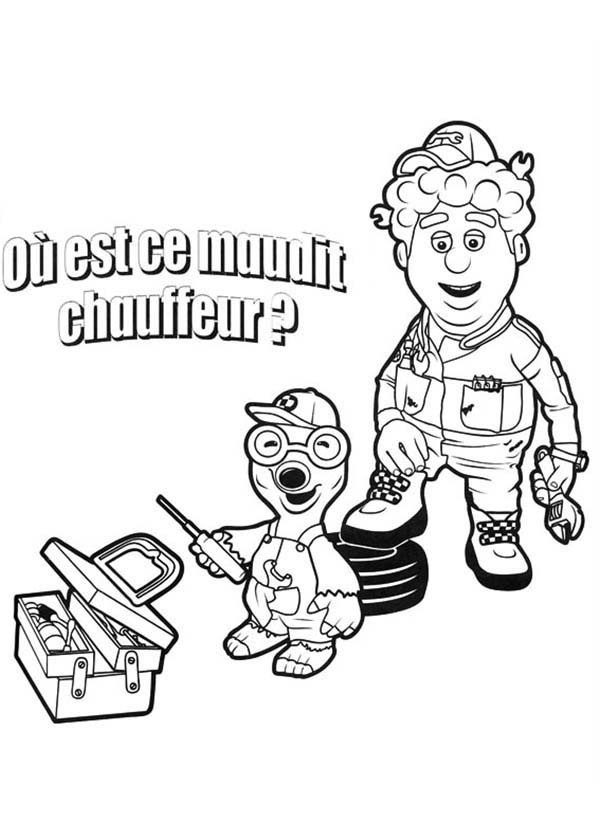600x840 The Mechanics In Roary The Racing Car Coloring Pages Best Place