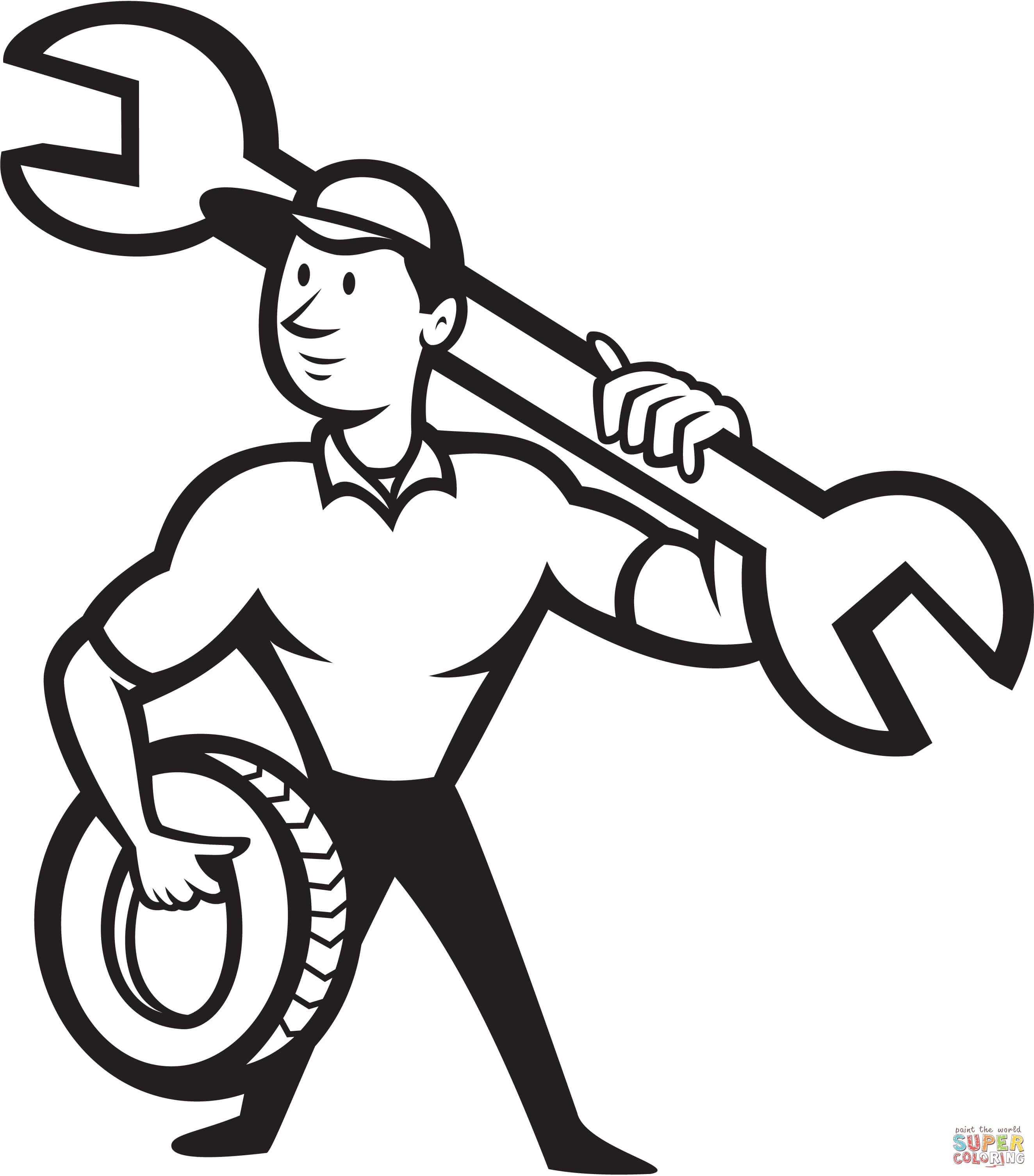 2648x3012 Fresh Mechanics Coloring Page Design Printable Coloring Sheet
