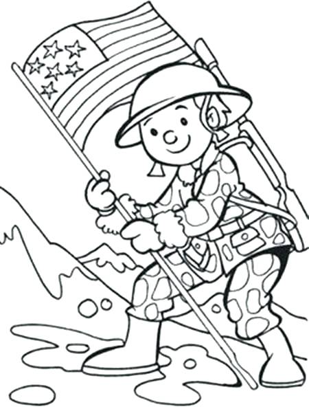 450x595 Coloring Pages For Veterans Day