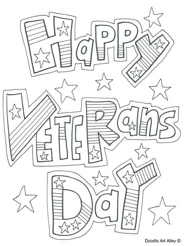 618x800 Veterans Day Color Sheets