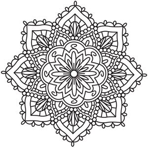 Medallion Coloring Pages