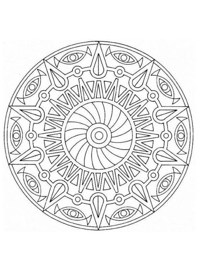691x978 Printable Medallion Coloring Pages Interesting Mandalas Images