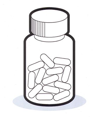 317x401 Medicine Coloring Page
